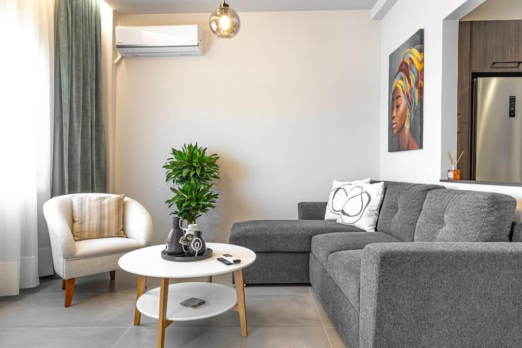 Luxury Apartment By The Sea- Euripus Strait Kanithos Luaran gambar