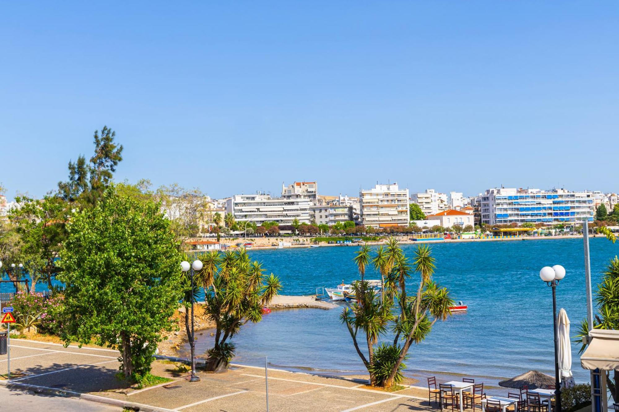 Luxury Apartment By The Sea- Euripus Strait Kanithos Luaran gambar